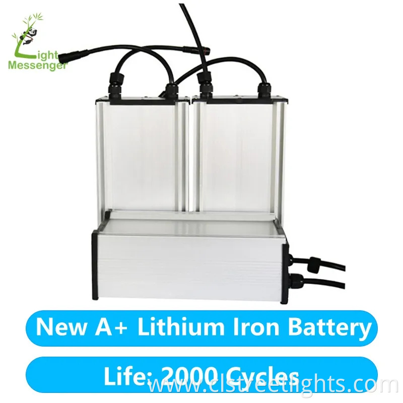 Light Messenger Solar LED Street Light Manufacturers Road Light Solar Panel Split Lamp Outdoor 30W 40W 50W 60W All in Two Solar Street Light Factory Price